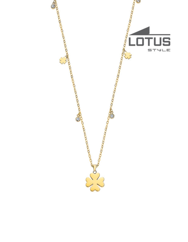 Lotus Style stainless steel necklace
